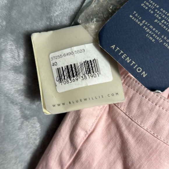 Blue‎ Willi’s pants women’s pink cropped NWT premium pants size 40 high waisted - Picture 8 of 14